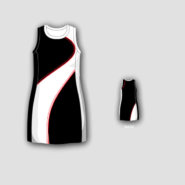 CCC Sublimated Netball Dress with Side Panels